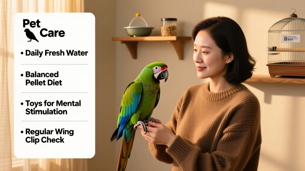 How to take care of a bird: pet bird care tips