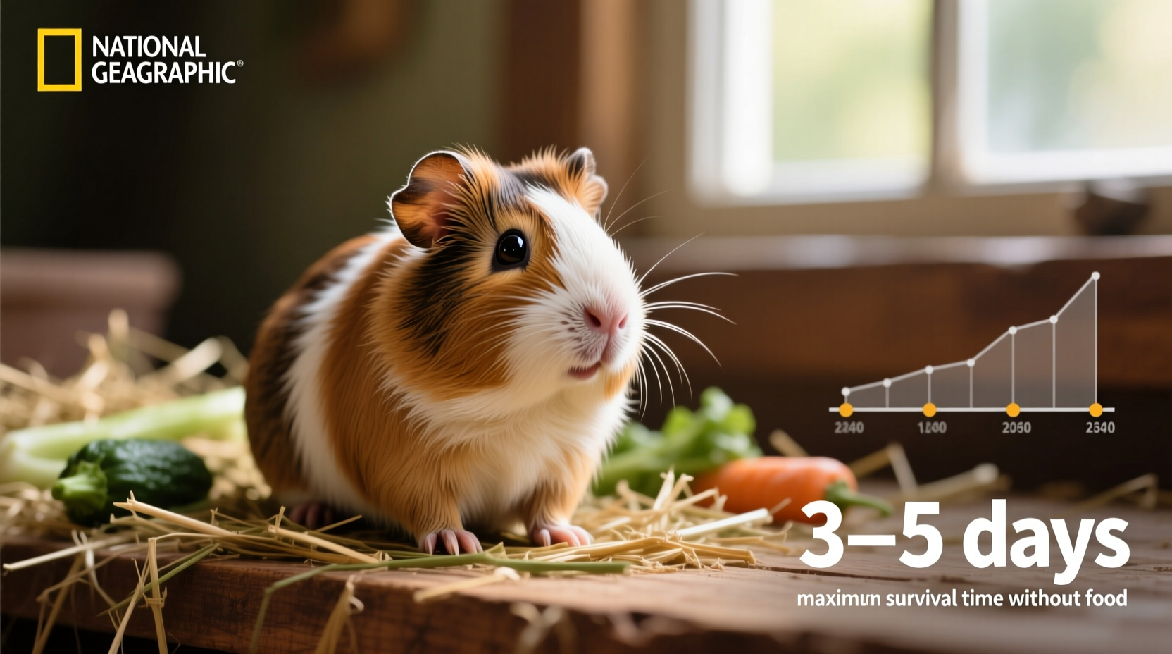 Guinea Pig Food Deprivation: Critical 12-24 Hour Survival Window