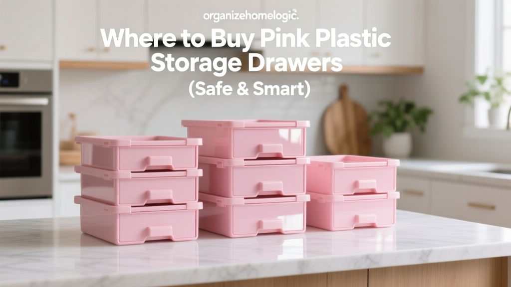 Where to Buy Pink Plastic Storage Drawers (Safe & Smart)