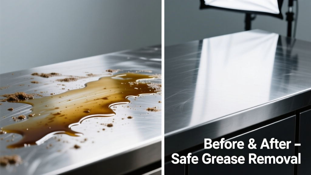 How to Remove Grease from Stainless Steel Safely