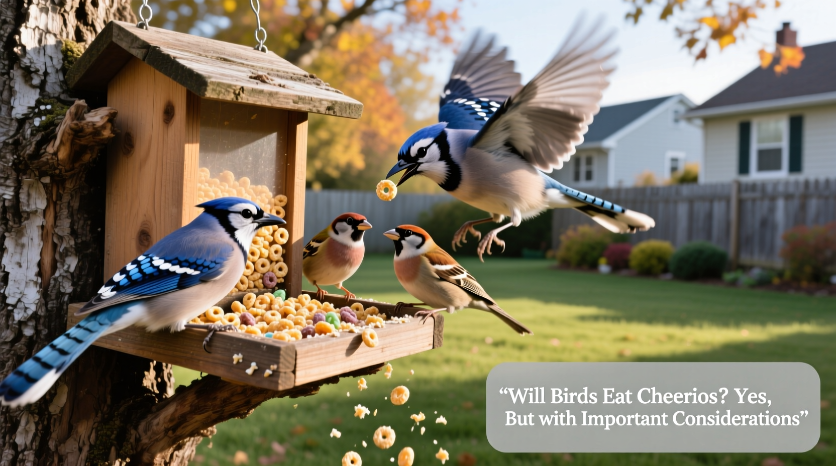 will birds eat cheerios