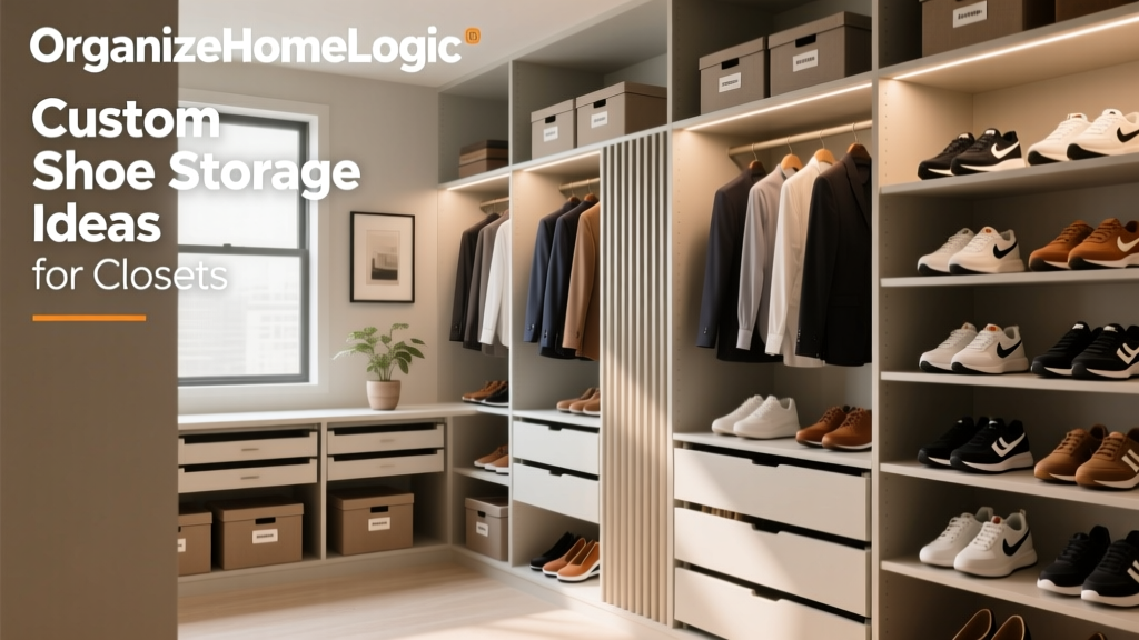 Custom Shoe Storage Ideas for Closets