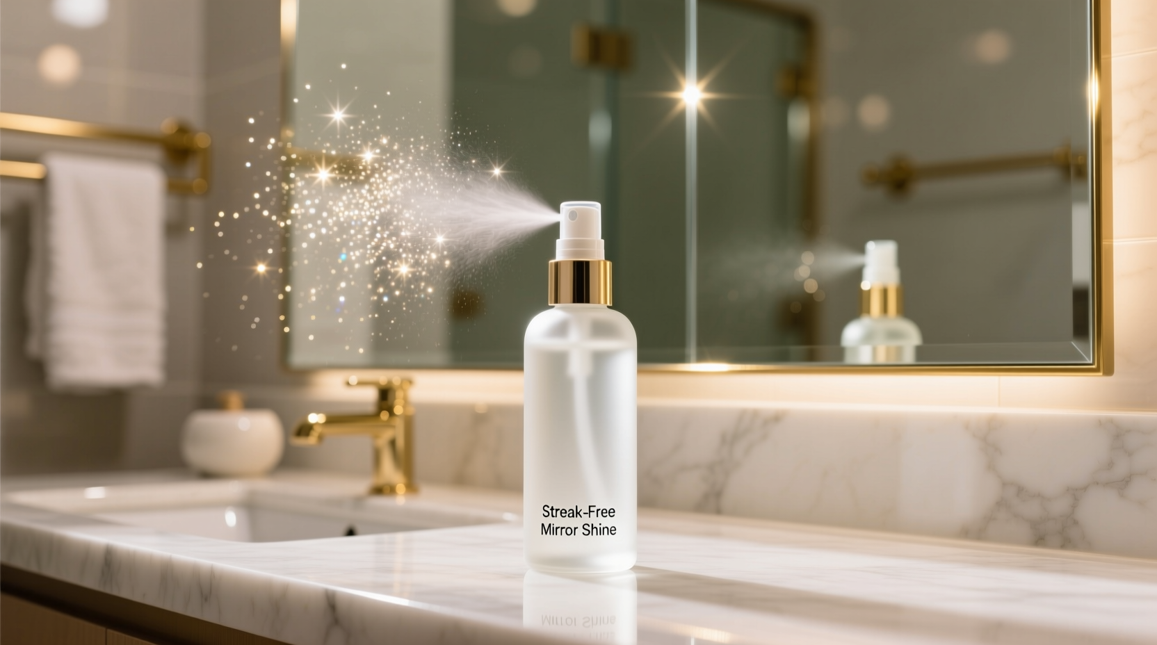 diy glass mirror spray for a streak free sparkle and shine