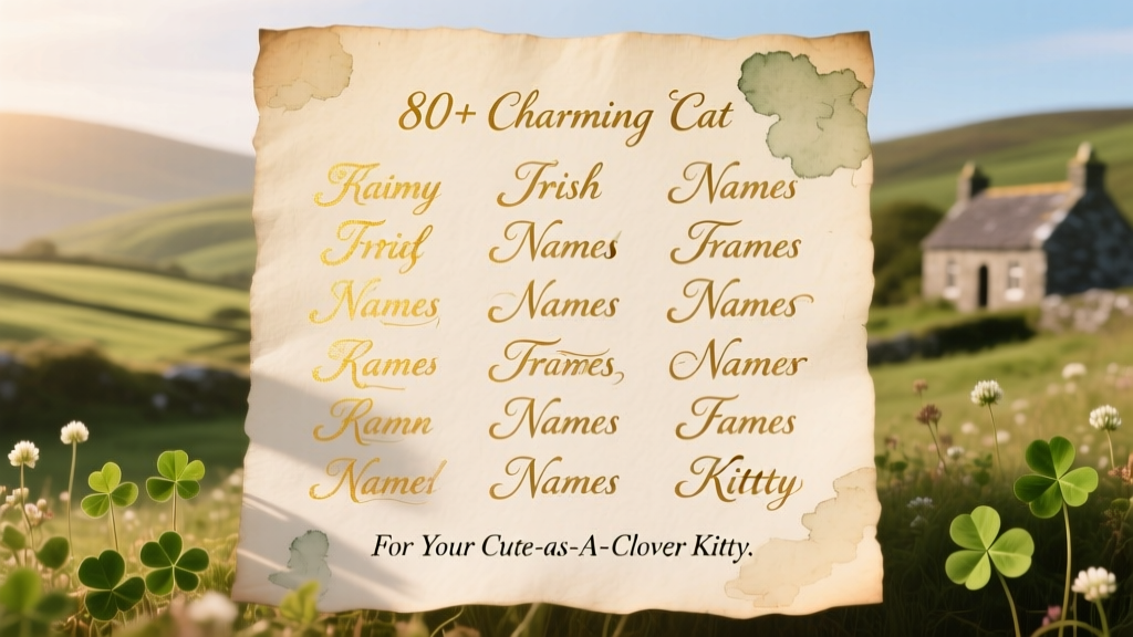 80+ Irish Cat Names For Your Cute-as-a-Clover Kitty