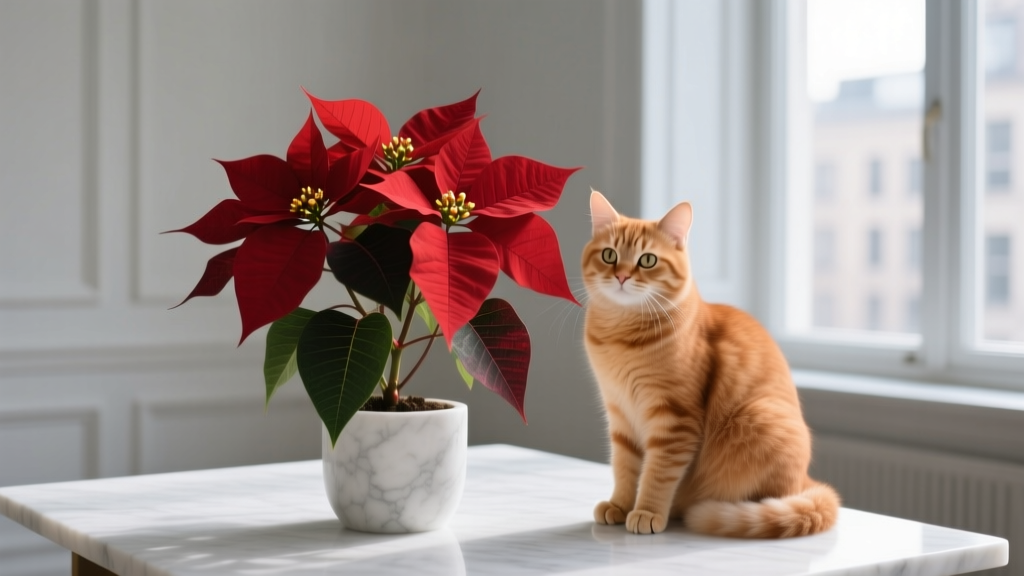 Poinsettias and Cats: Toxicity Facts & Safe Care