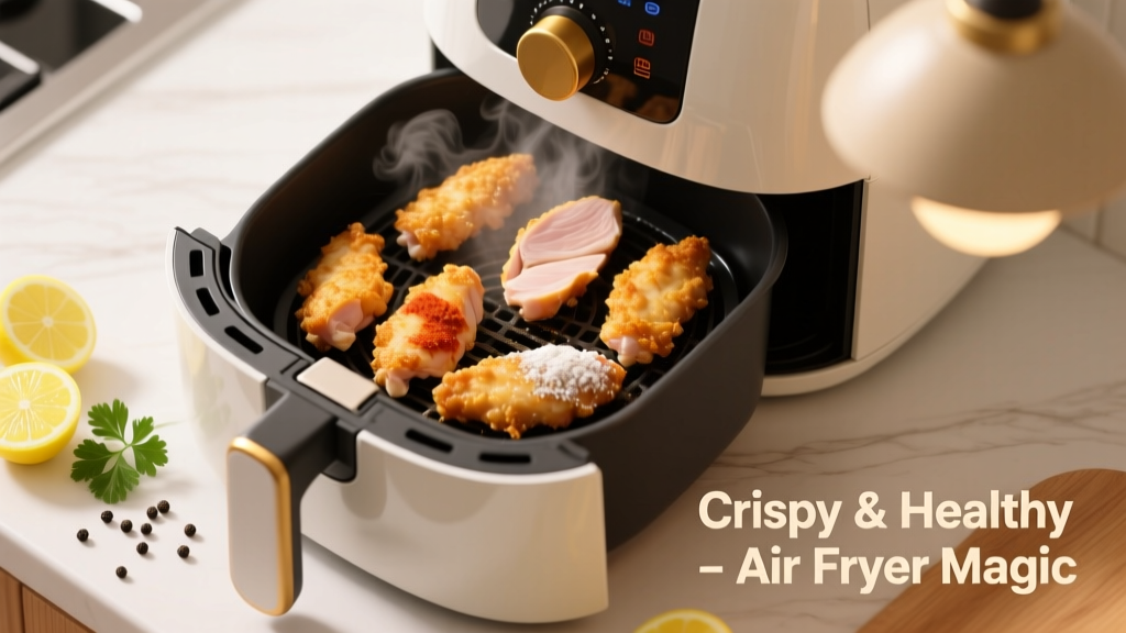 Crispy Air Fryer Chicken Tenders (Healthy & Easy)