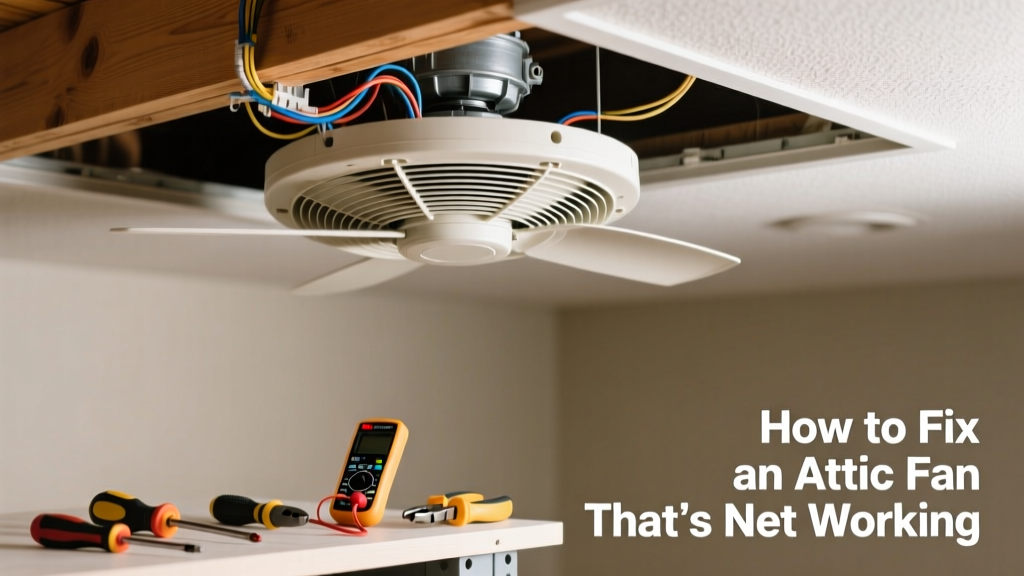 How to Fix an Attic Fan That’s Not Working