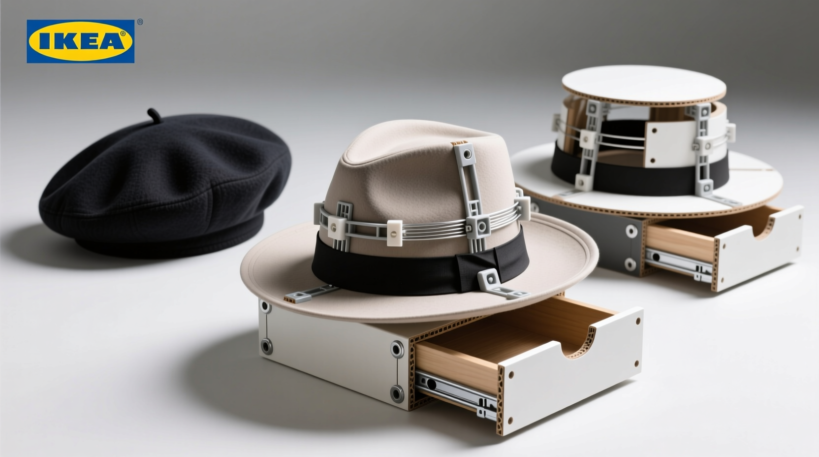 hat storage without shape loss using ikea parts