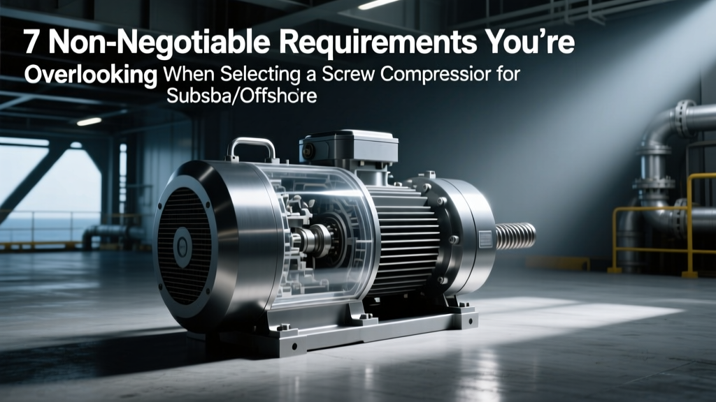 7 Non-Negotiable Screw Compressor Requirements for Offshore