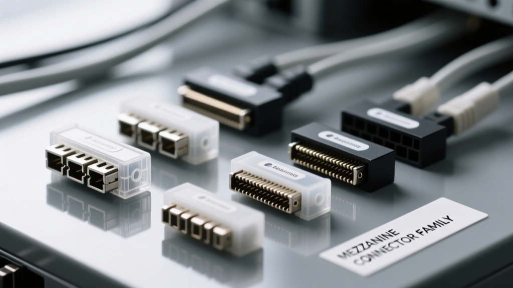 Interface Family Adds Mezzanine Connectors: High-Density, Low-Profile Interconnect Solutions for Next-Gen Computing and AI Hardware