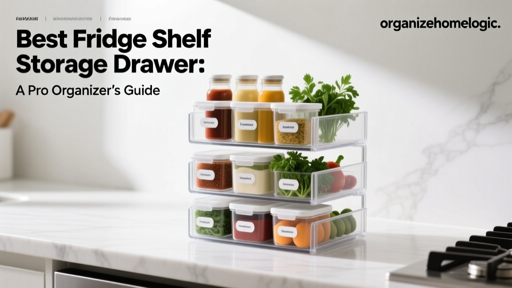 Best Fridge Shelf Storage Drawer: A Pro Organizer's Guide