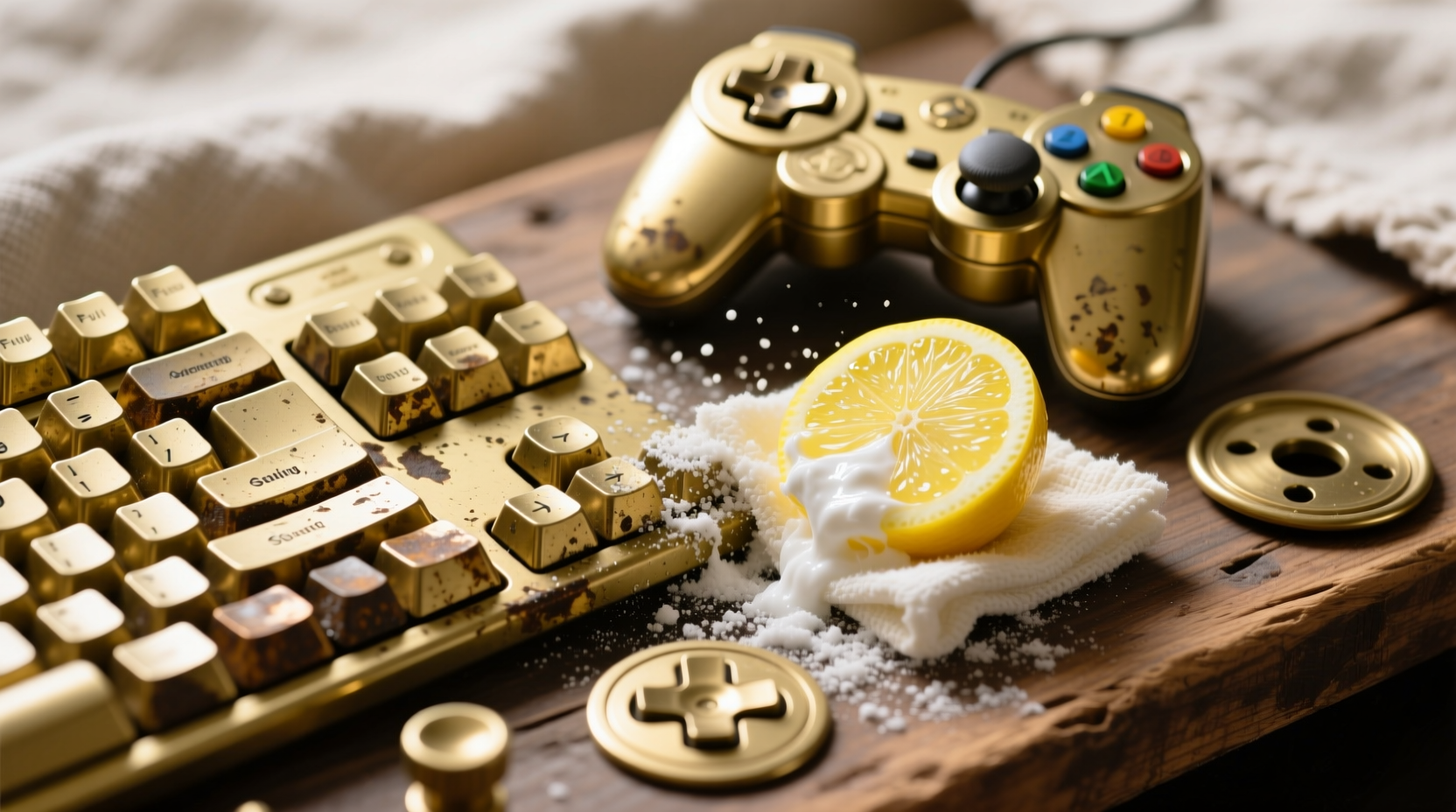 eco friendly cleaning tips for brass gaming accessories