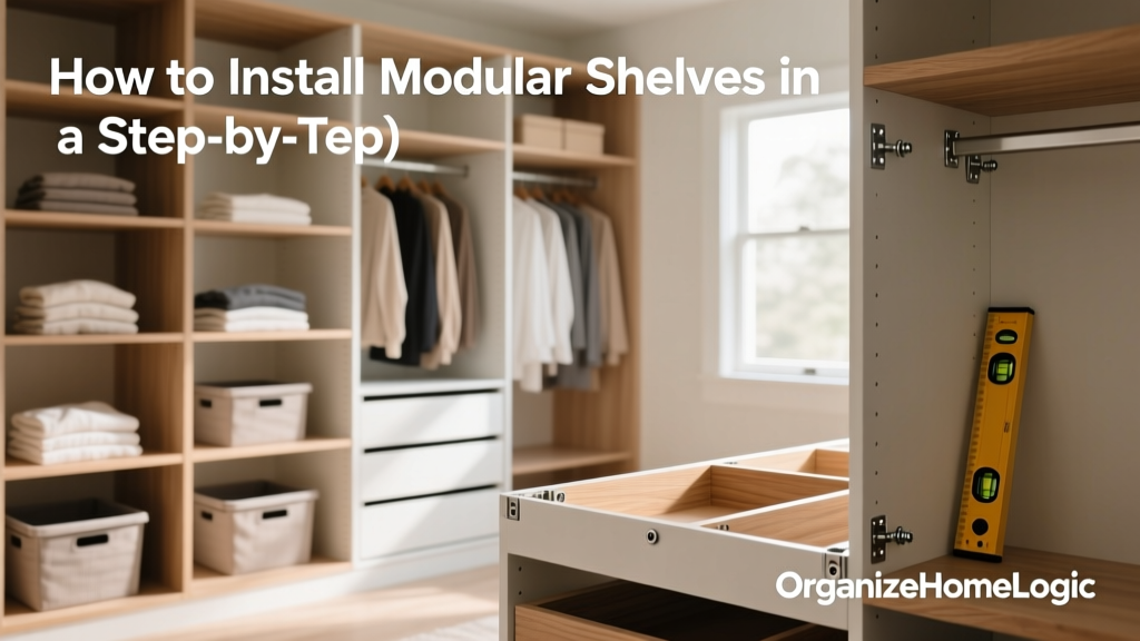 How to Install Modular Shelves in a Closet (Step-by-Step)