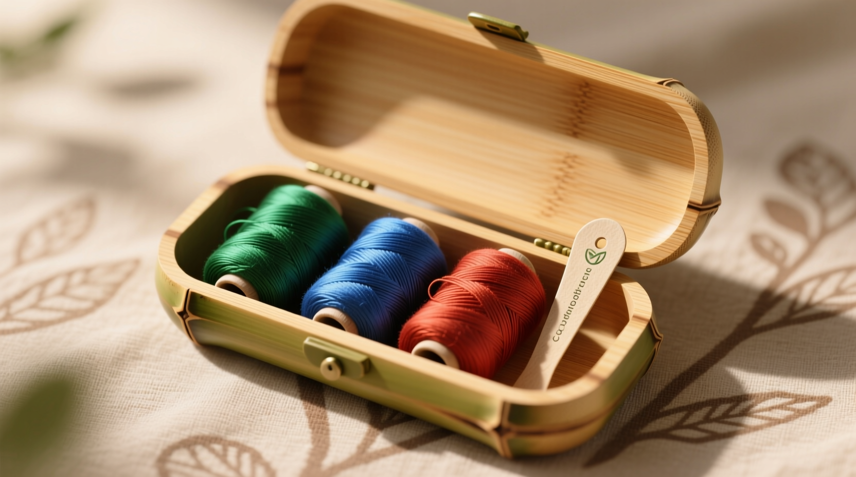 eco friendly dental floss silk in bamboo wins