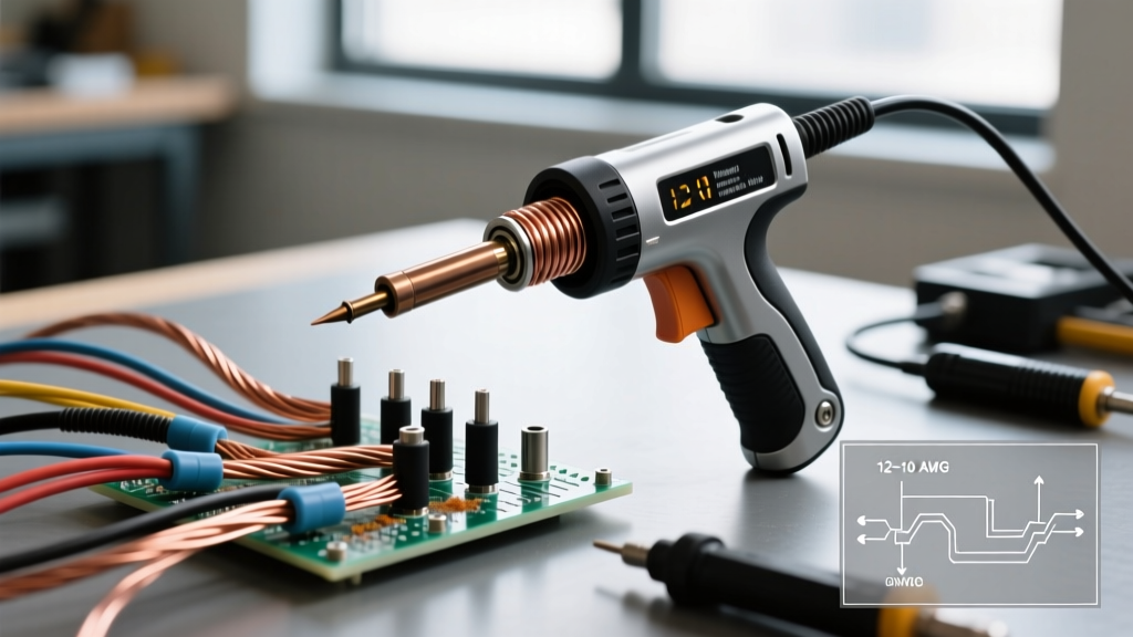 Setup Guide: Soldering Gun and Wire Calibration for Heavy Joints
