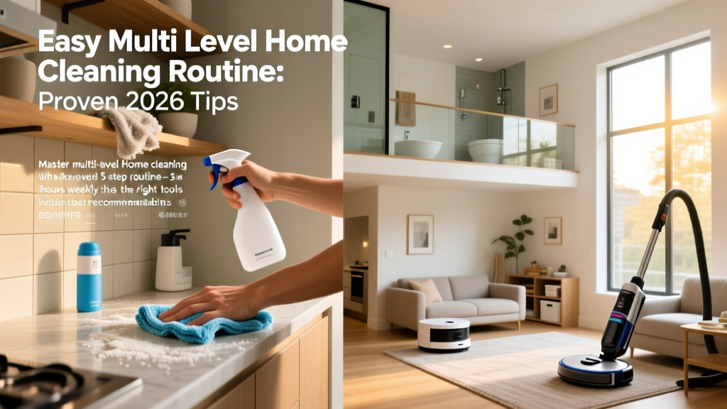 Easy Multi Level Home Cleaning Routine: Proven 2026 Tips