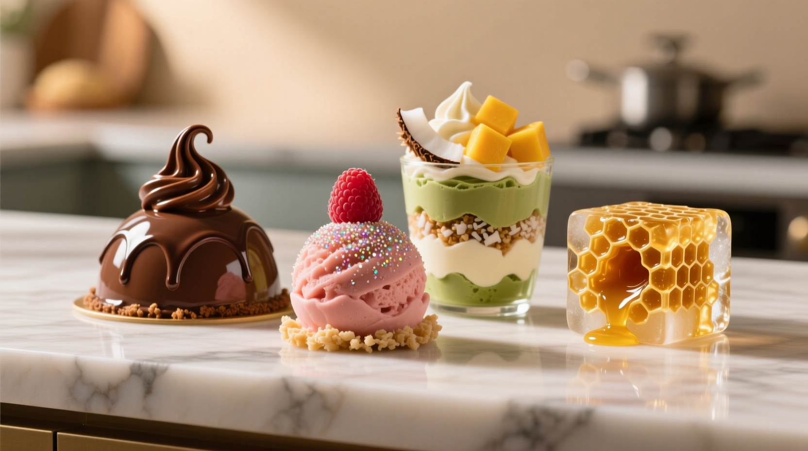 make these delicious frozen desserts without an ice cre