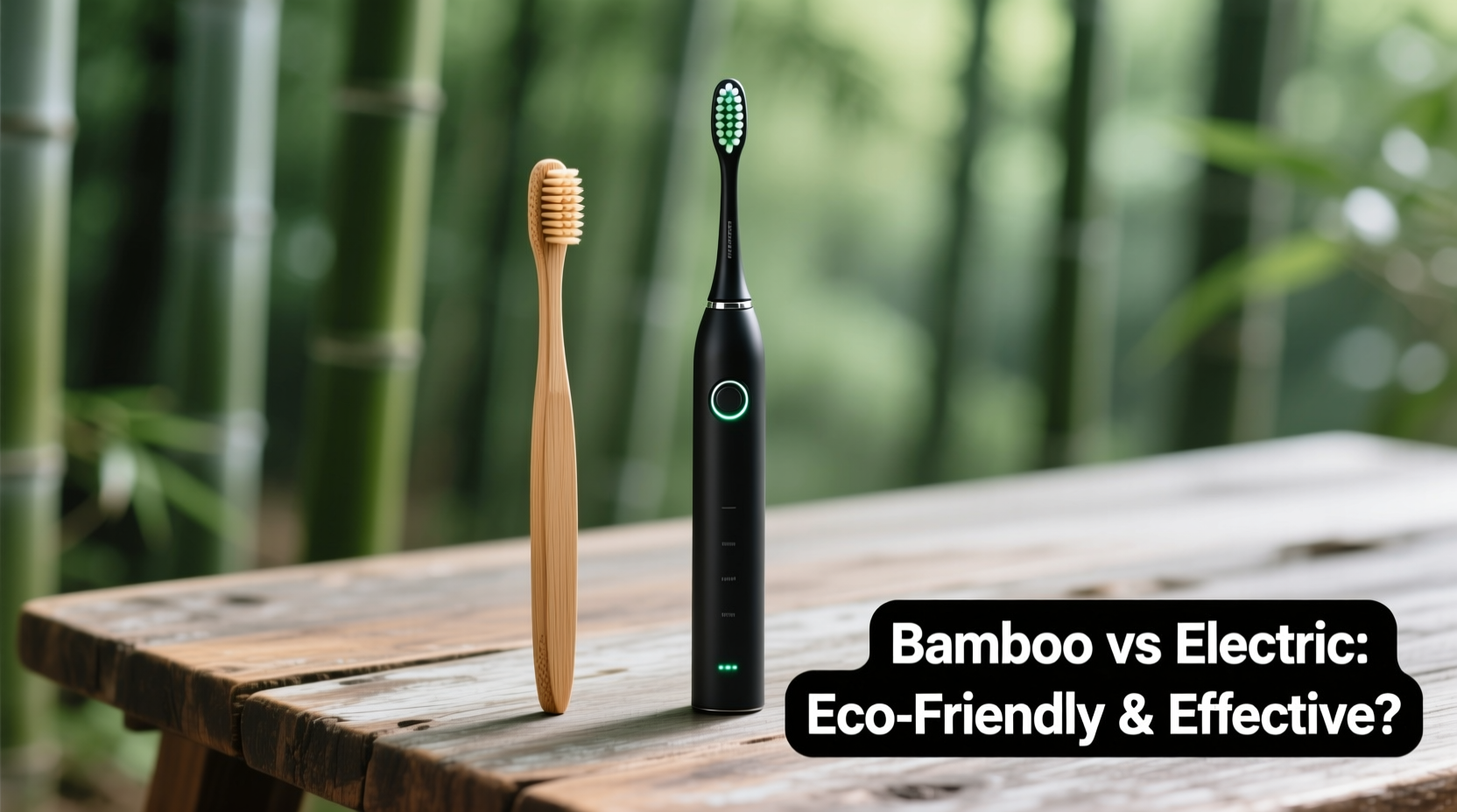 bamboo toothbrush vs electric is eco-friendly oral care effective