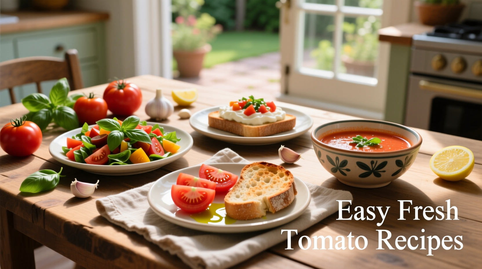 8 Effortless Fresh Tomato Recipes for Summer Harvest