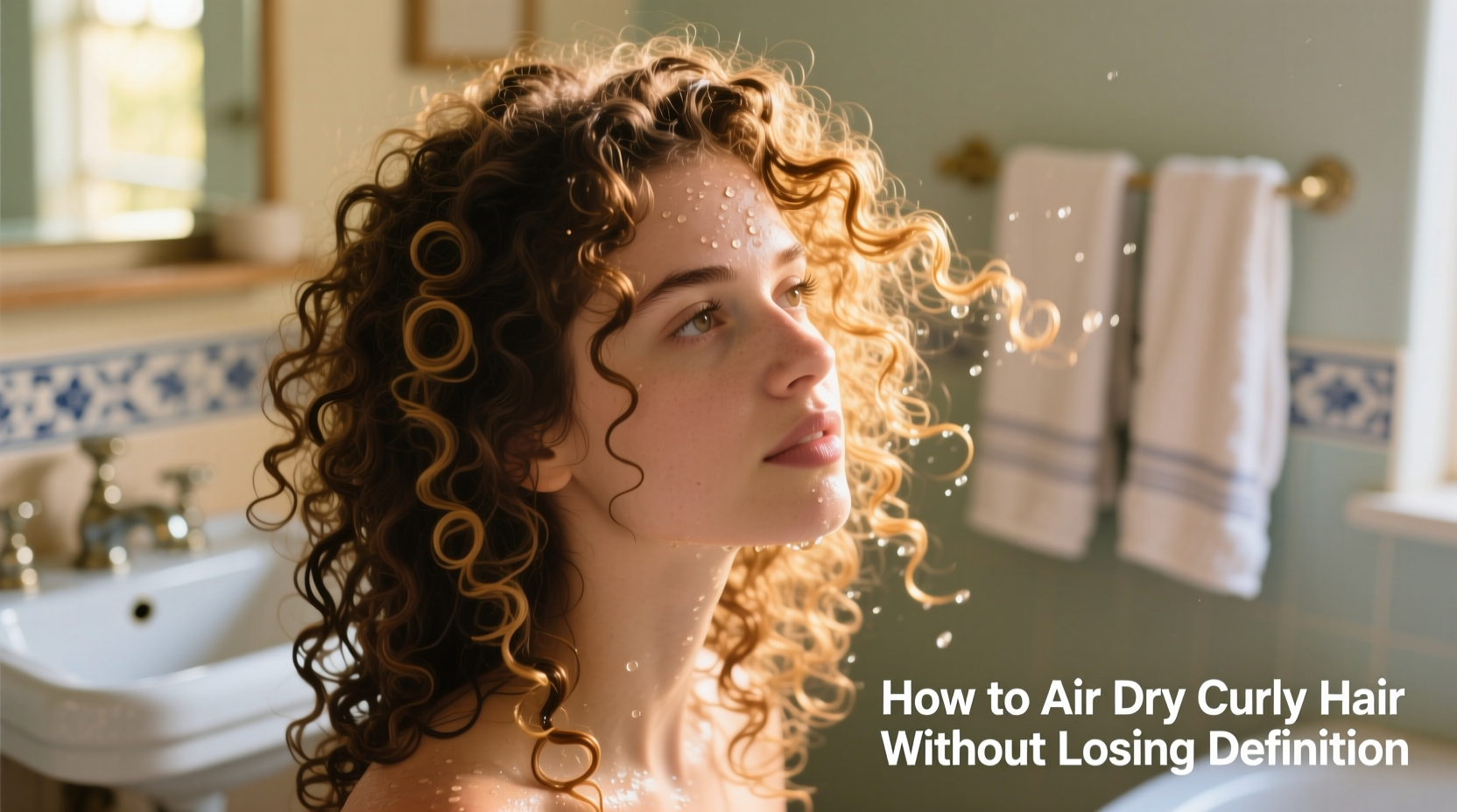 How To Air Dry Curly Hair Without Losing Definition