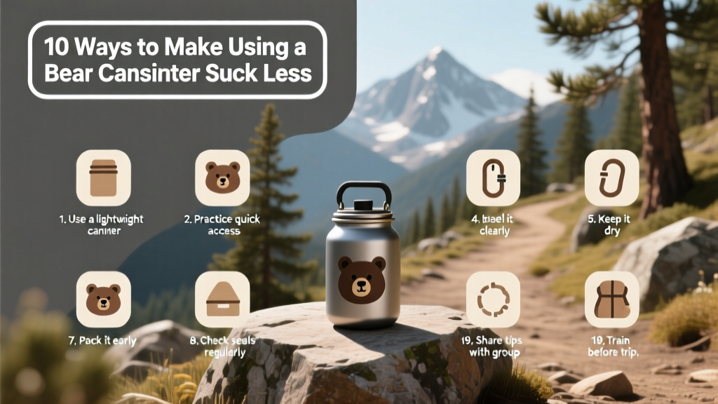 10 Ways To Make Using A Bear Canister Suck Less
