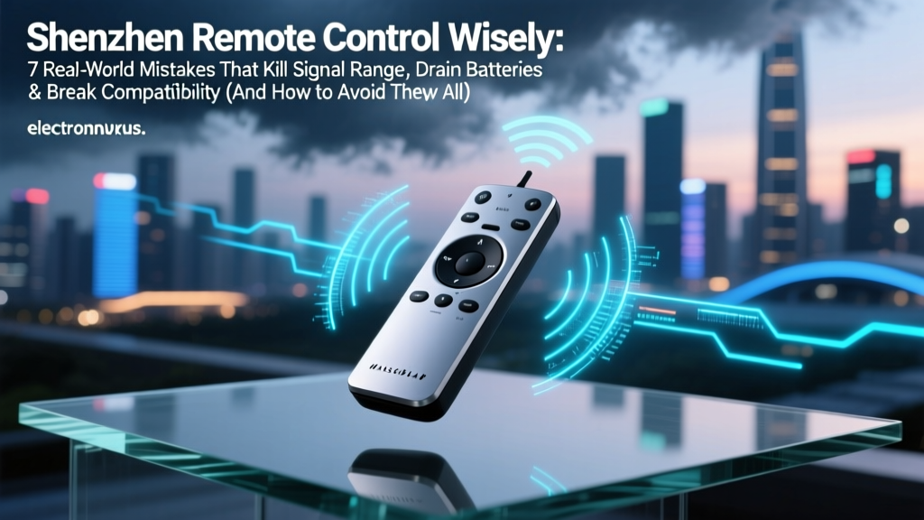 Shenzhen Remote Control Wisely: 7 Real-World Mistakes That Kill Signal Range, Drain Batteries & Break Compatibility (And How to Avoid Them All)