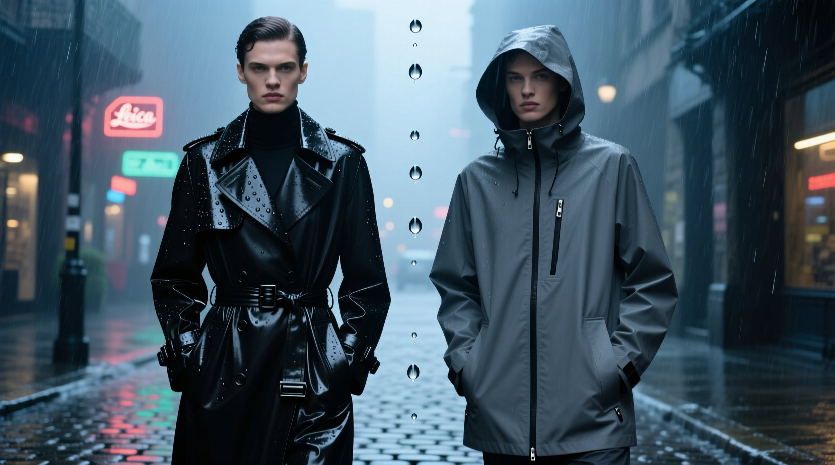 trench coat vs rain jacket which looks sharper while keeping you dry