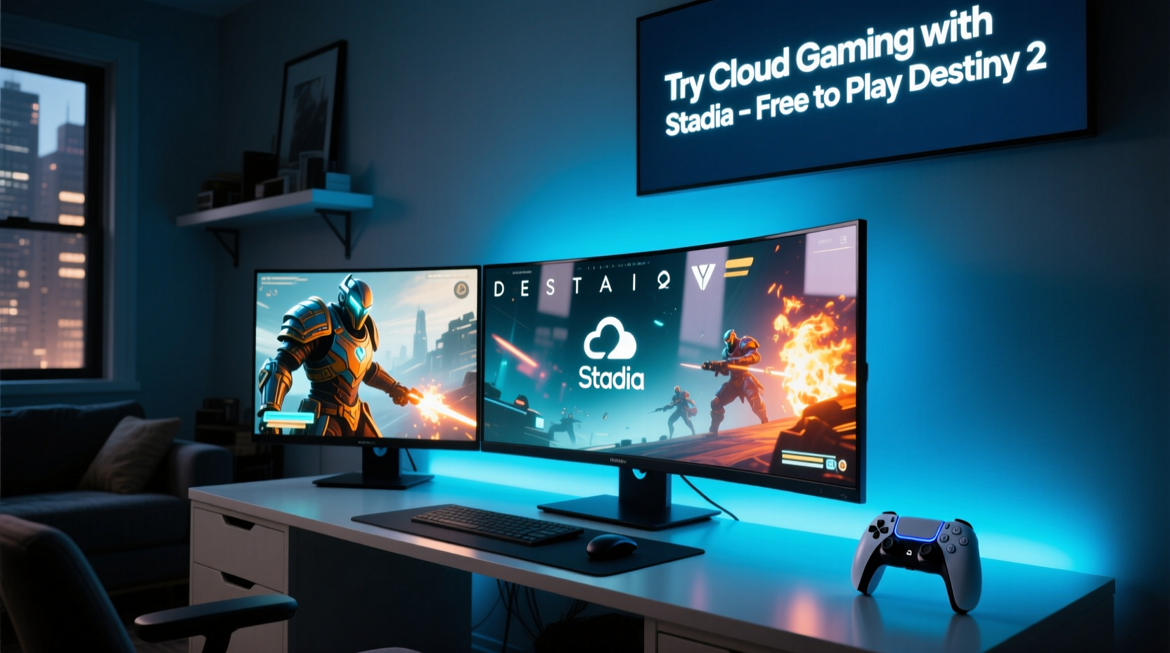 try cloud gaming with stadias free to play destiny 2