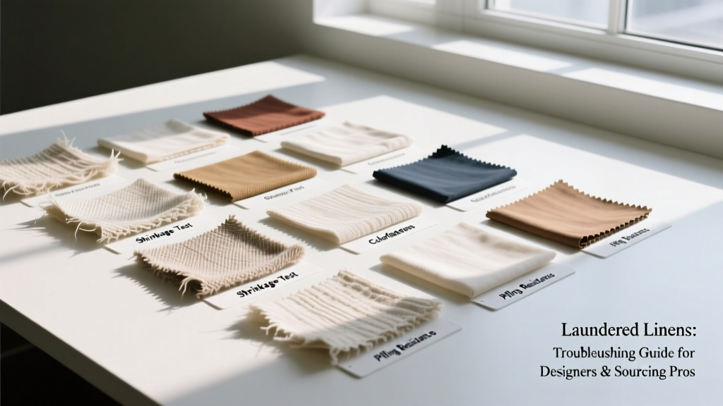 Laundered Linens: Troubleshooting Guide for Designers & Sourcing Pros