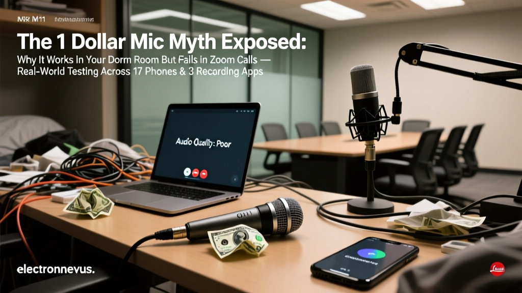 The 1 Dollar Mic Myth Exposed: Why It Works in Your Dorm Room But Fails in Zoom Calls — Real-World Testing Across 17 Phones & 3 Recording Apps