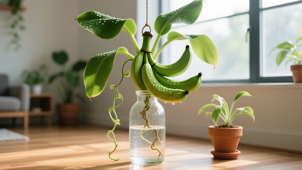 String of Bananas Propagation in Water: How to Avoid Rot