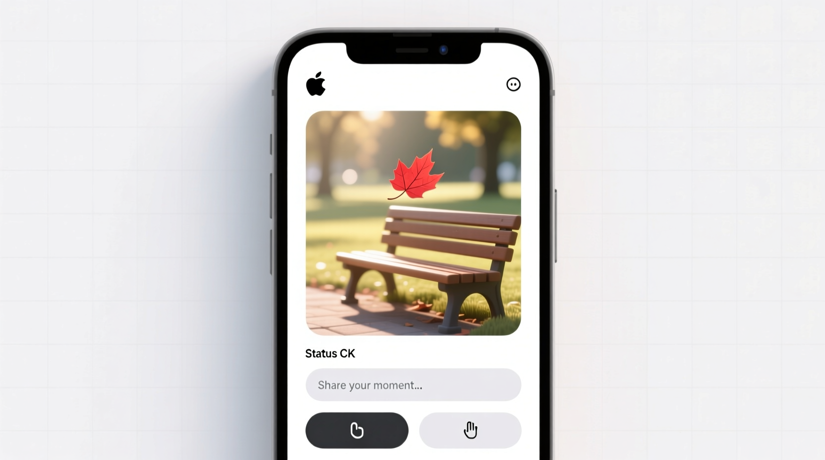 moment simplifies posting photos and status updates to