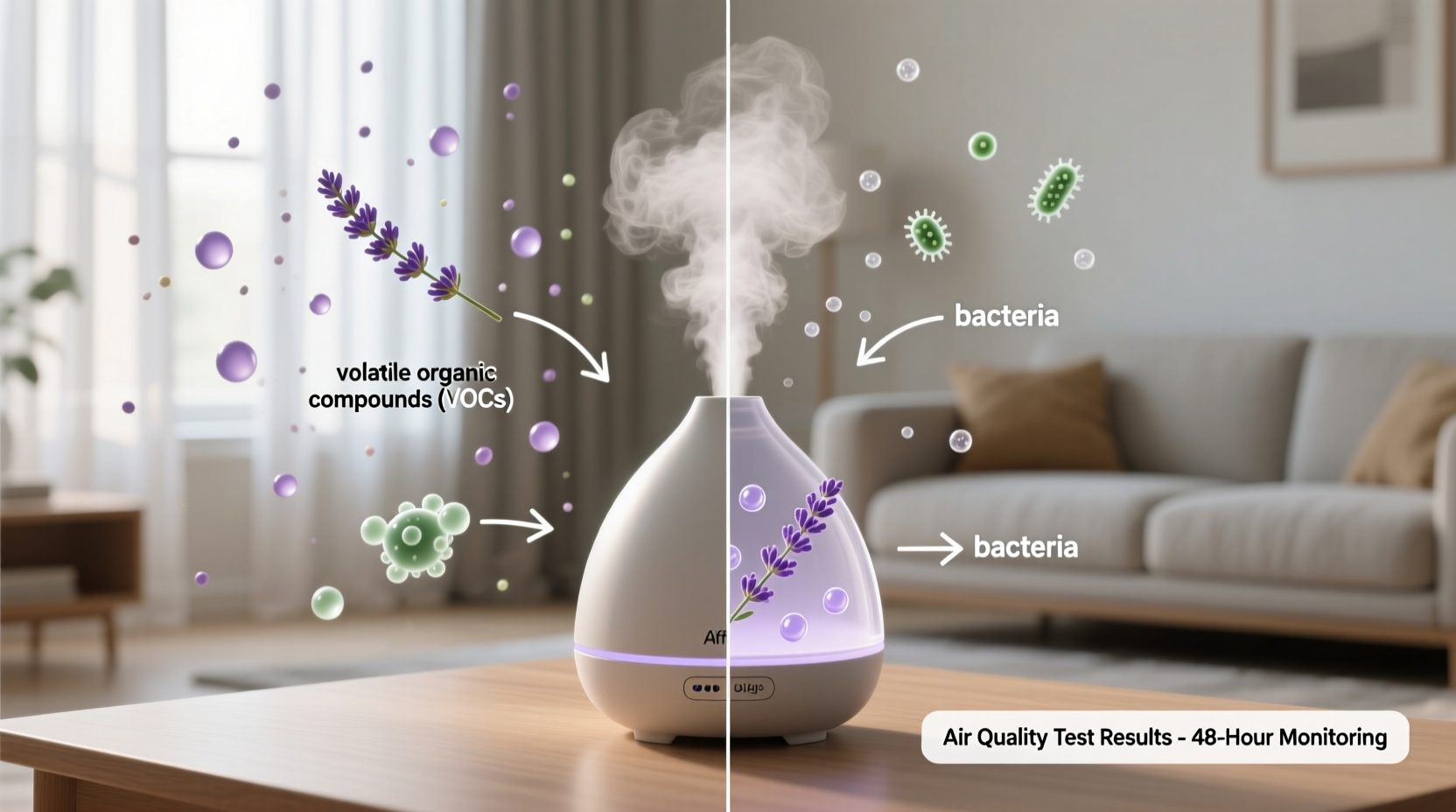 do essential oil diffusers actually purify the air or is it placebo