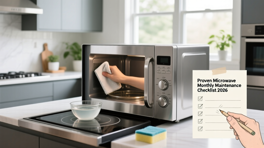 Proven Microwave Monthly Maintenance Checklist 2026