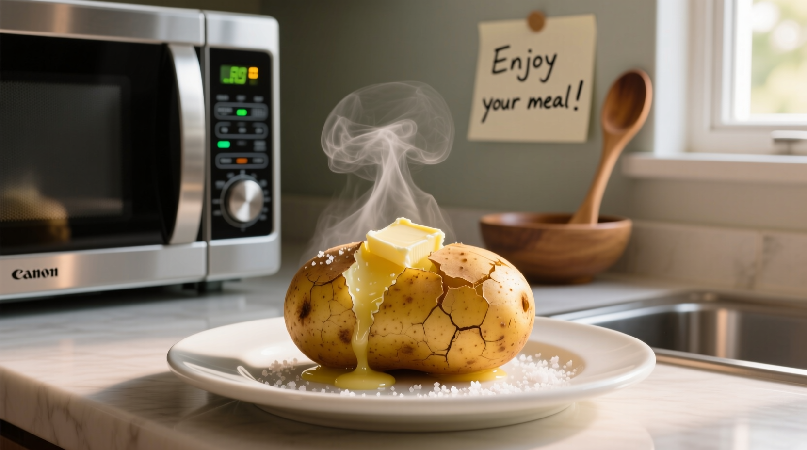 Microwave Baked Potato: Perfect in 8 Minutes