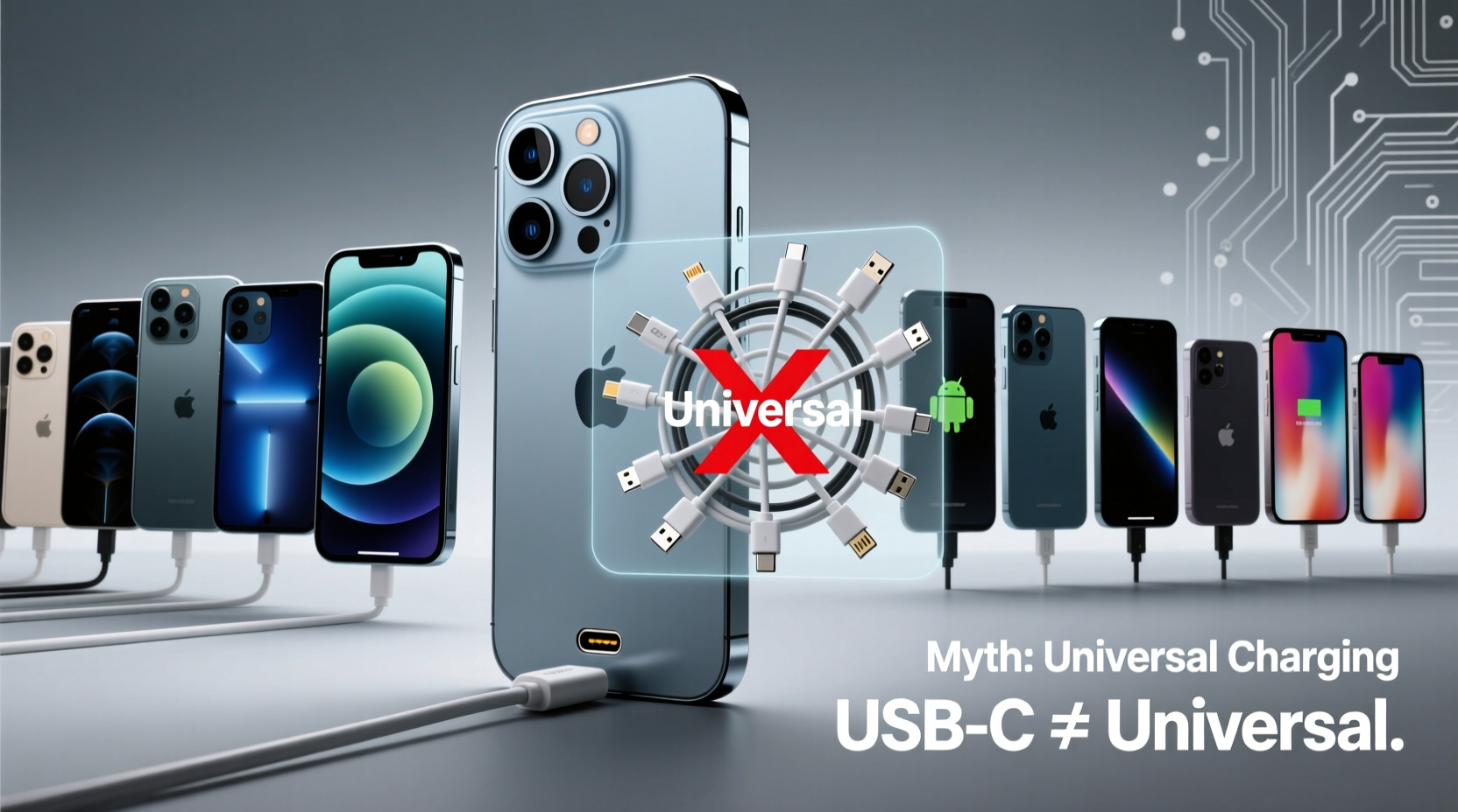 iphone 15 usb c port vs android universality myth busted