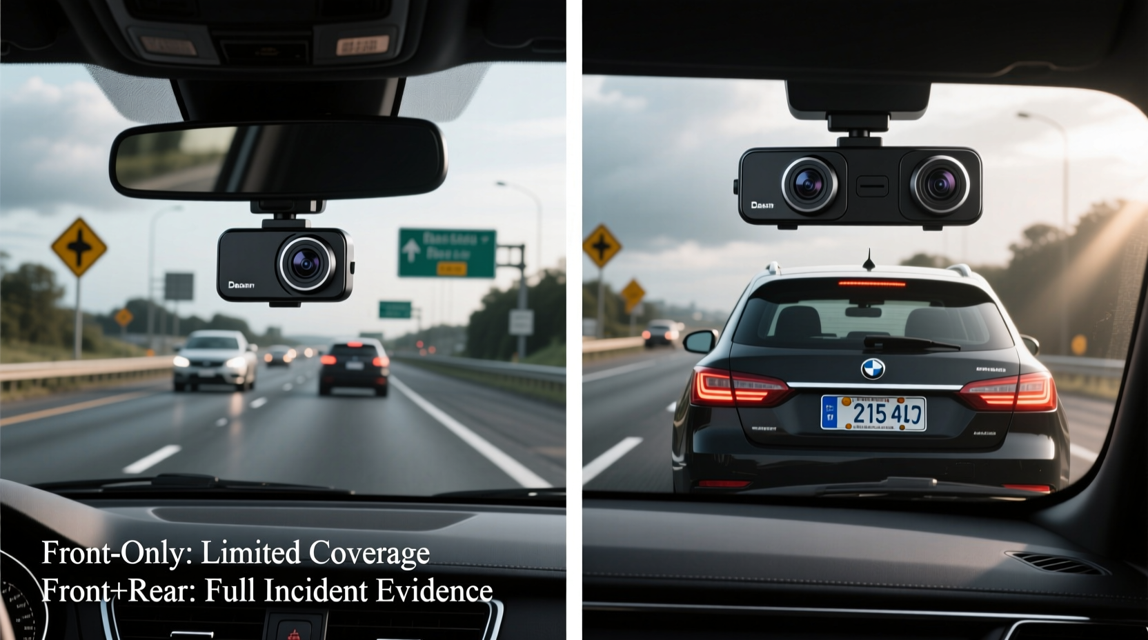 dash cam front only vs front and rear do you really need the rear view