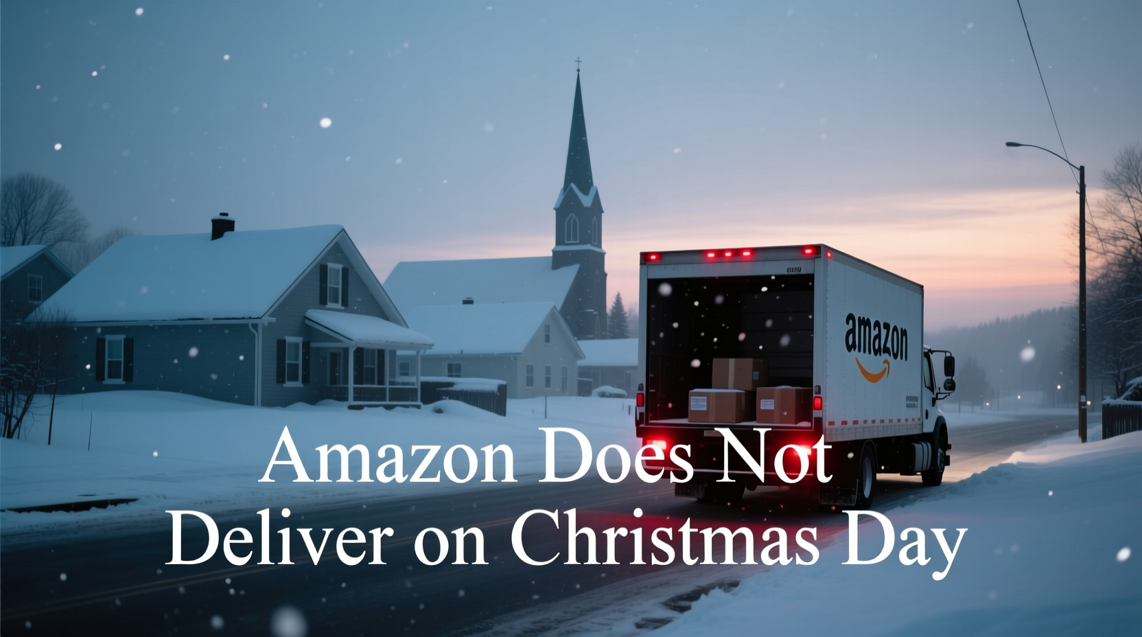 does amazon deliver on christmas day