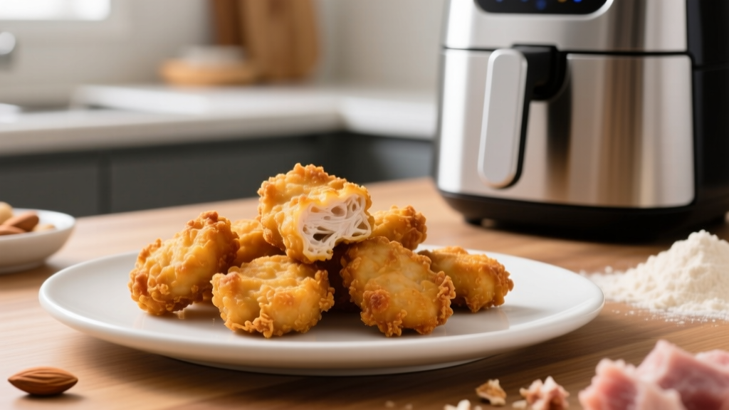 Keto Chicken Nuggets in Air Fryer (Crispy & Low-Carb!)
