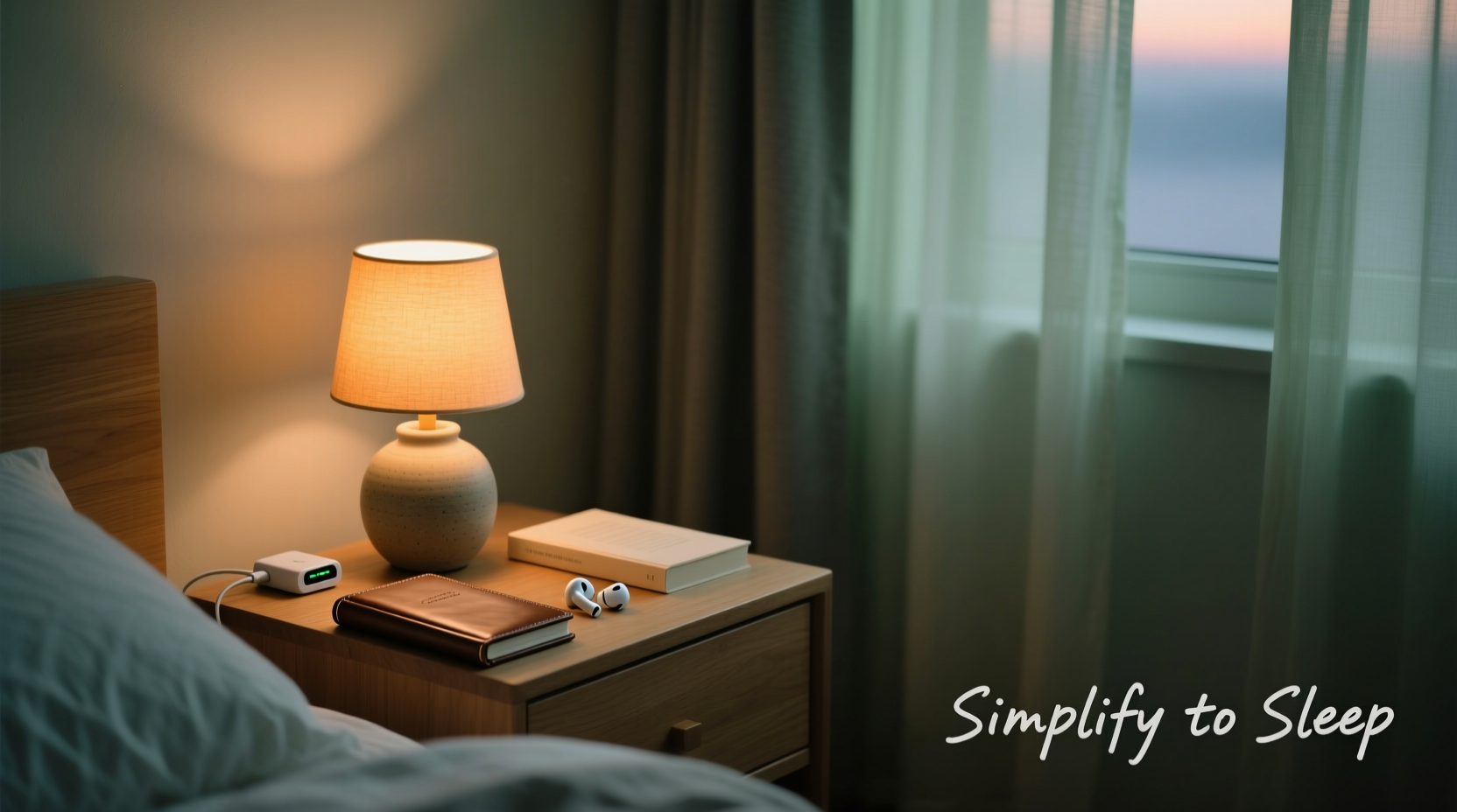 how to build a minimalist nightstand routine for better sleep