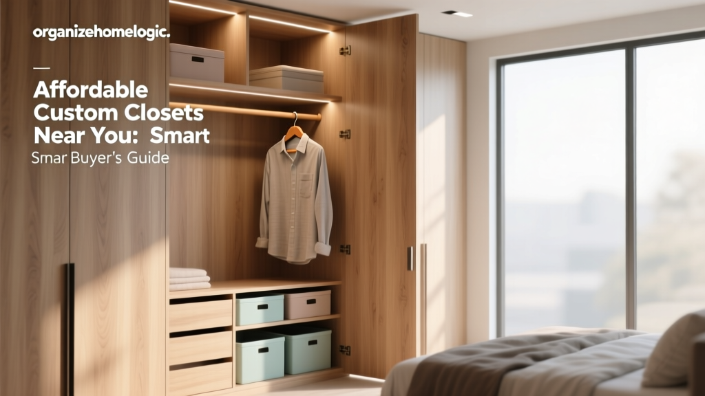 Affordable Custom Closets Near You: Smart Buyer's Guide