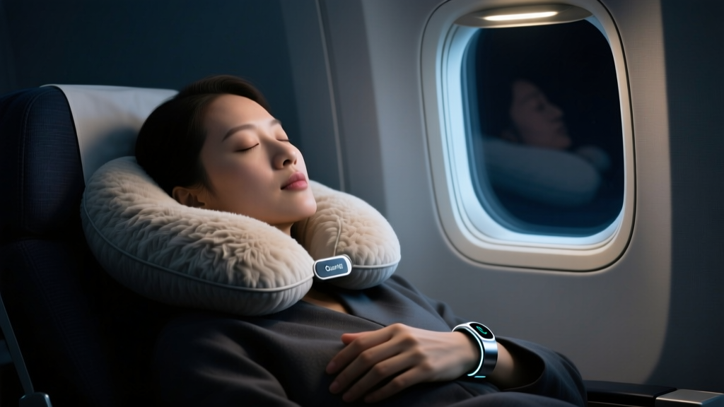 Ostrichpillow Original & Smart Rings: The Ultimate Travel Sleep Stack