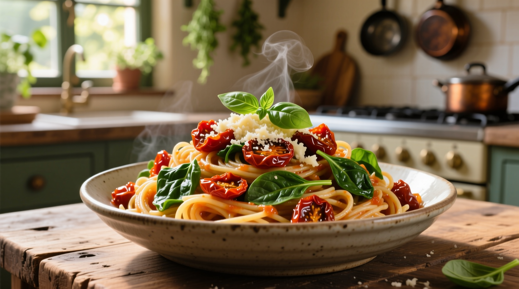 Sun Dried Tomato and Spinach Pasta: Quick & Flavorful Recipe