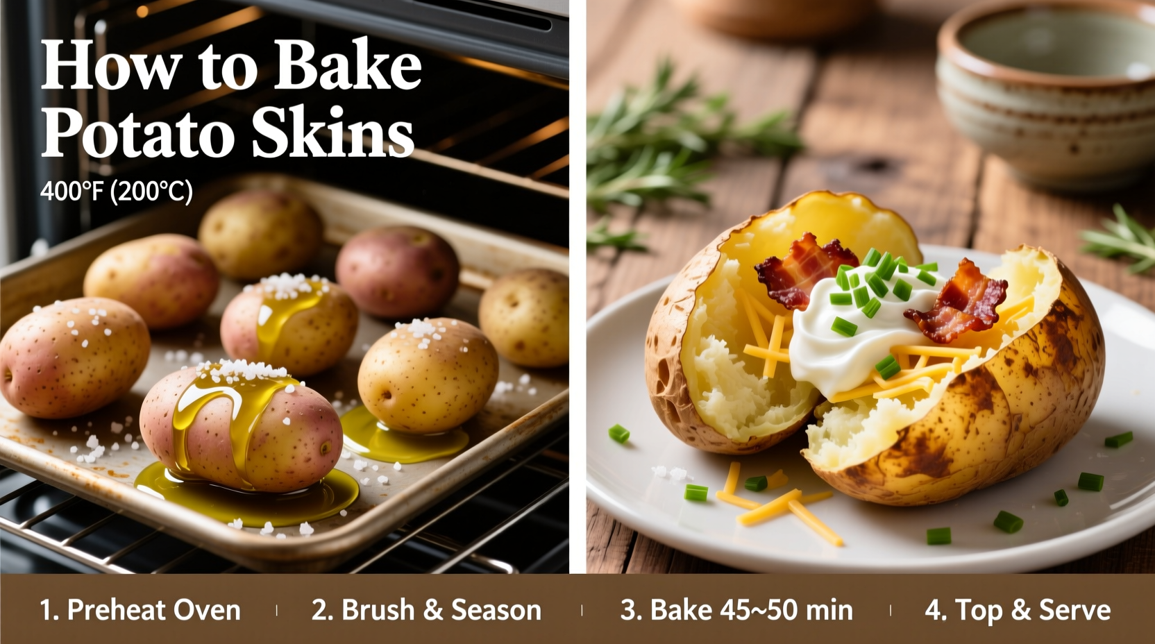 How to Bake Perfect Crispy Potato Skins: Step-by-Step Guide