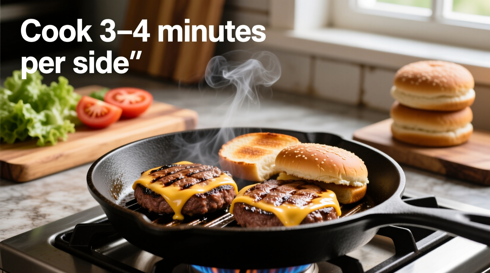 how long to cook hamburgers