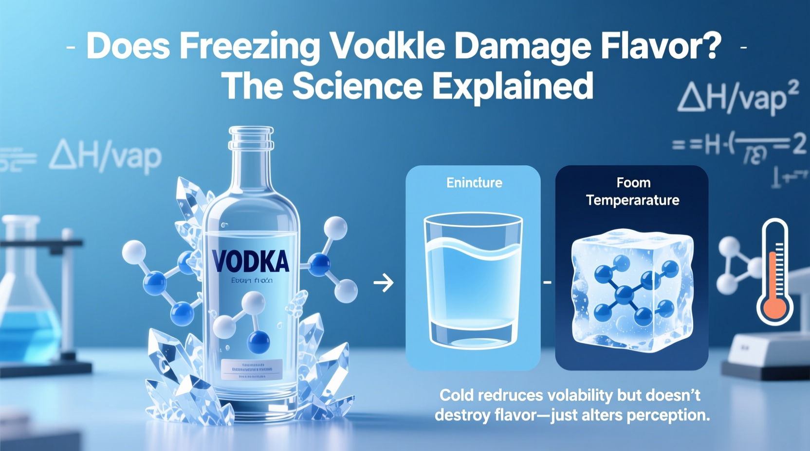 does freezing vodka damage the flavor profile science behind cold spirits