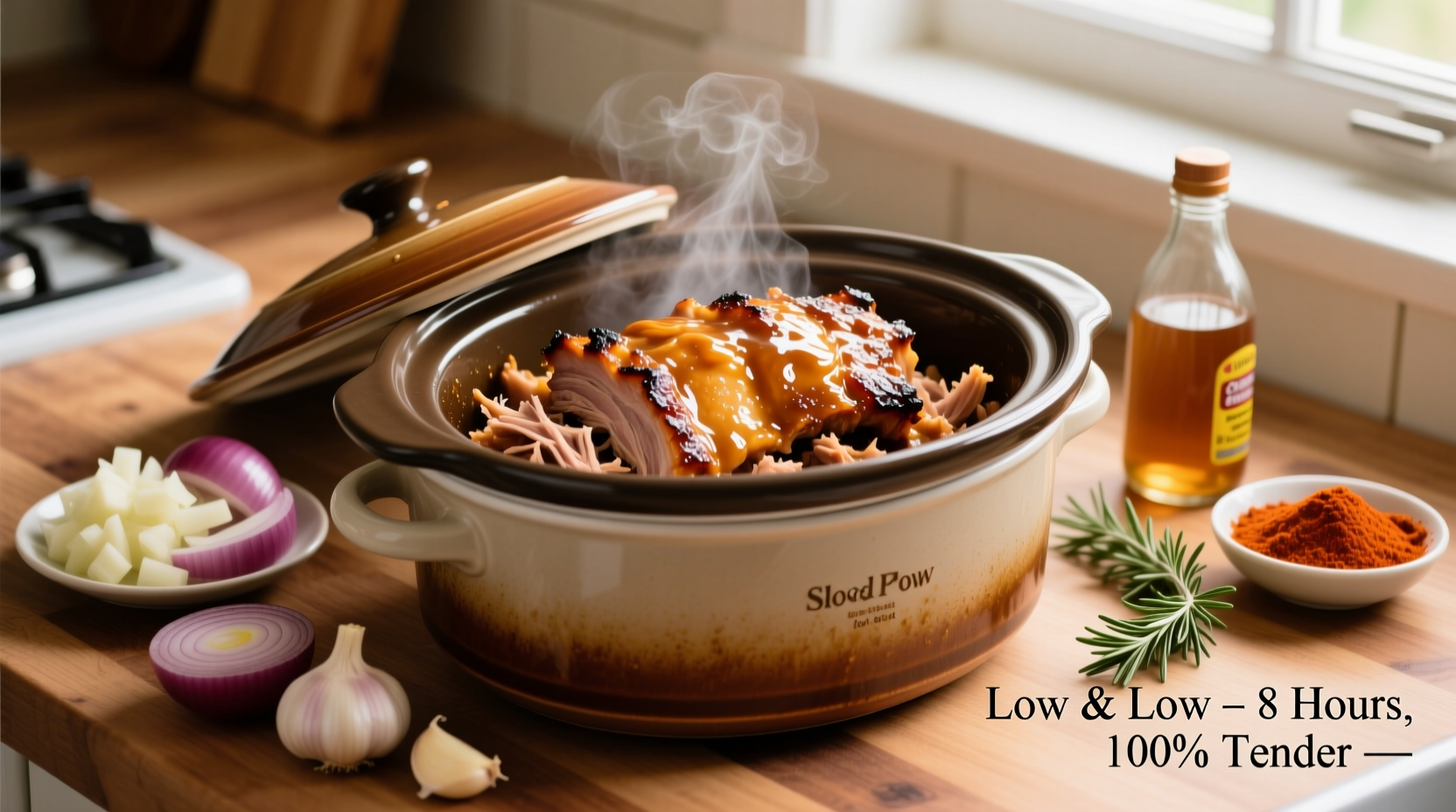 how to cook pulled pork in slow cooker