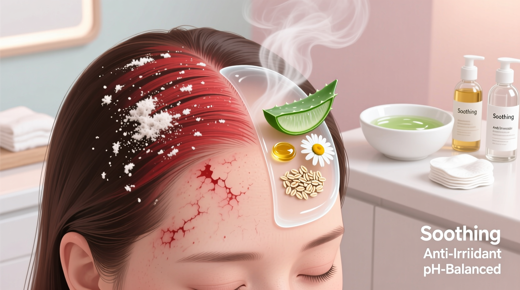 why does my scalp itch after coloring my hair safe soothing remedies