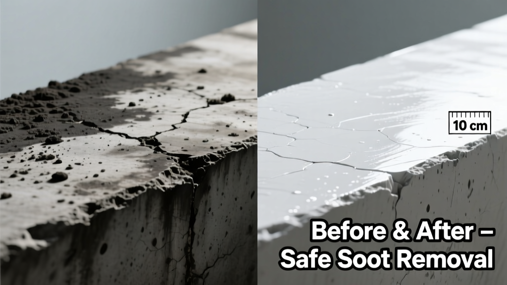 How to Remove Soot from Concrete Surfaces Safely