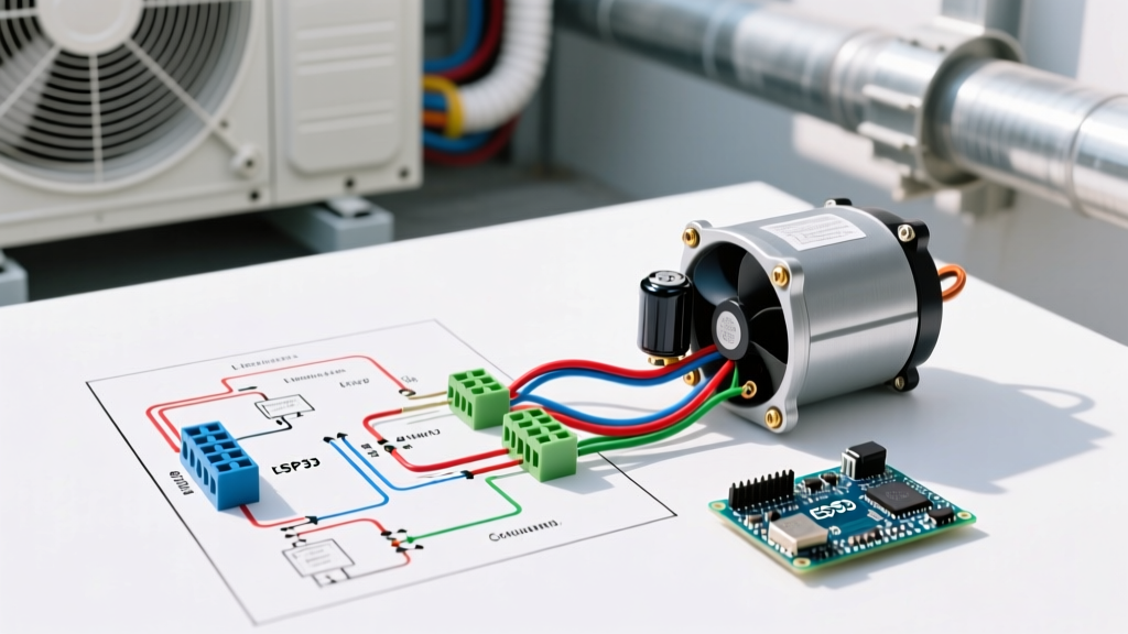 HVAC Planning: Wiring Diagram for Condenser Fan Motor Installation